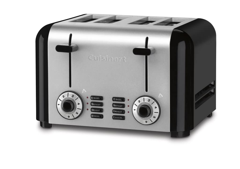 Cuisinart Toaster, CPT-340P1 4-Slice Compact, Stainless Steel